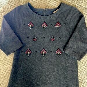 Embellished Black Dress